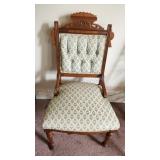 Antique Eastlake Carved Side Chair