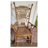 19th Century Heywood Wakefield Bent Wood & Wicker