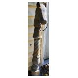 Cast Iron Horse Hitching Post