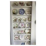 53 ct. Antique Plates, Cups, Saucers, etc.