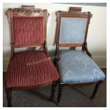 Pair of Awesome 19th Century Antique Chairs