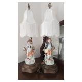 Pair of Figural Table Lamps