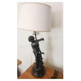 Art Nouveau Style Figural Lamp