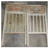Pair of Antique Washboards - Saginaw
