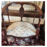 Antique Victorian Era Tub Chair