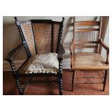 Pair of Antique Cane Chairs
