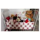 Antique Iron Childs Bed / Crib