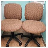 Pair of Rolling Office Chairs