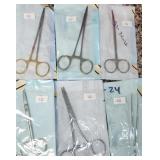 Group of 6 ct. Gynecology Stainless Steel Surgical