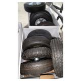 Group Lots of Rubber Inflatable Tires