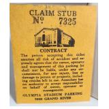 1980 Detroit Red Wings Olympia Stadium Last Game Program/Tickets/Clippings