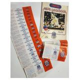 1975 Detroit Tigers Baseball Schedules, Yearbook