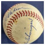 Detroit Tigers Multi Signed Baseball w/ Kaline, Gehringer, Freehan