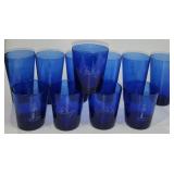 Nautical Cobalt Blue Drinking Glasses