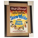 Snow White and the Seven Dwarfs Framed Poster