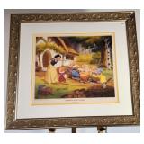 Snow White Last Call for Dinner Signed Lithograph
