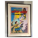 Mickey Mouse Ye Olden Days 9-Color Serigraph
