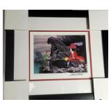 5 ct. Peter Pan & Bambi Signed & Framed Prints