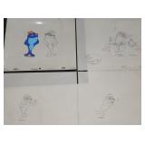 5 ct. Charlie the Tuna Original Sketches & Cel