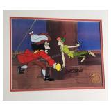 Peter Pan & Captain Hook Serigraph- Signed