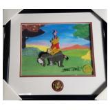 Winnie the Pooh Serigraph w/ 75th Coin - Signed