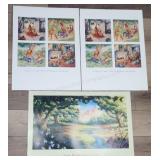 Winnie the Pooh Posters w/ 100 Acre Picnic