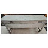 Diamond Plate Tool Box on Casters Diamond Plate Tool Box on Casters