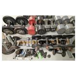 Collection of Dumbbells and Rack Collection of Dumbbells and Rack