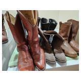 Leather Cowboy Boots