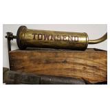 Early 20th-century brass hand pump