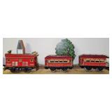 American Flyer pre-war O gauge tinplate model train set