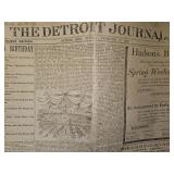 Original 1892 The Detroit Journal Newspaper