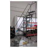 Cotterman 10' Rolling Warehouse Ladder