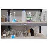 Labratory Equipment: Glass Bottles, etc.