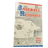 1949 Baseball Register from Ty Cobb Estate