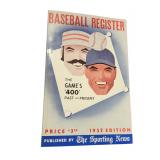 1952 Baseball Register from Ty Cobb Estate