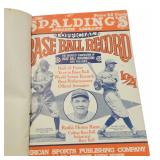 1924 Spalding's Baseball Record - from Ty Cobb's Personal Collection