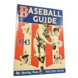 1943 Baseball Official Guide- from Ty Cobb's Personal Library