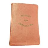 1922 Reach Baseball Guide - From Ty Cobb's Library 