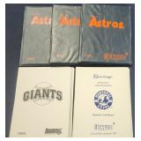 Houston Astros and San Francisco Giants Books