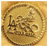 1980 Los Angeles Dodgers All Star Game Press Pin