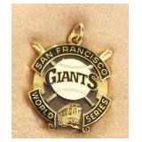 1989 San Francisco Giants Balfour World Series Press Pin Charm 
