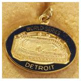 1984 Detroit Tigers World Series Ladies Press Pendant 