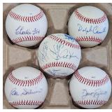 Signed Baseball Group w/Charlie Fox & Team Signed Signed Baseball Group w/Charlie Fox & Team Signed