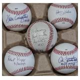 Signed Baseball Group w/ Harry Kalas, Bip Roberts Signed Baseball Group w/ Harry Kalas, Bip Roberts