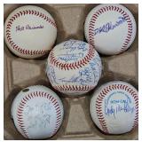 Signed Baseball Group w/ Bill Raimondi, Dick Ellsworth Signed Baseball Group w/ Bill Raimondi, Dick Ellsworth