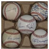Autographed Baseball Group: Vin Scully, Richie Ashburn, etc. Autographed Baseball Group: Vin Scully, Richie Ashburn, etc.