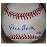 Jack Buck Signed Baseball Jack Buck Signed Baseball