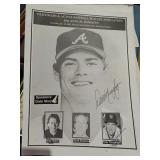 Atlanta Braves Dale Murphy Signed Magaizne Atlanta Braves Dale Murphy Signed Magaizne