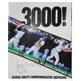 Kansas City Royals George Brett 3,000 Hits Program Kansas City Royals George Brett 3,000 Hits Program